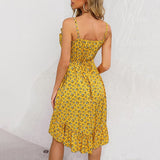 Floral Flirtation Yellow Dress