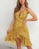Floral Flirtation Yellow Dress